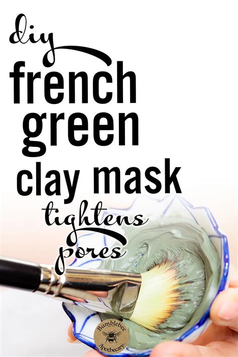 French Green Clay Mask Recipe | Recipe | Green clay mask, Green clay face mask, Diy clay mask