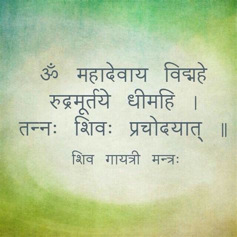 Shiv Gayatri mantra All Mantra, Mantra Quotes, Sanskrit Quotes ...