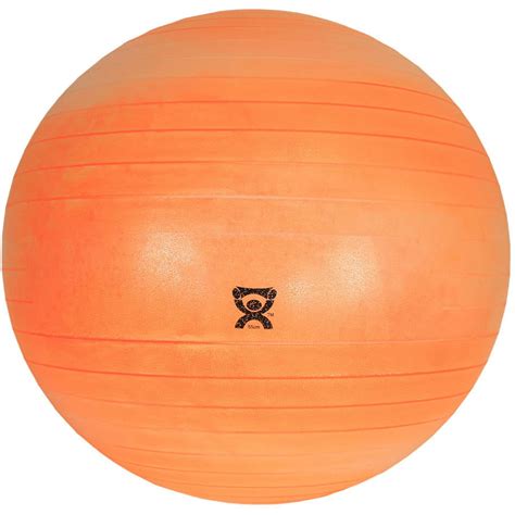 CanDo Deluxe ABS Inflatable Exercise Ball, Orange, 21.7 Inch - Walmart.com - Walmart.com