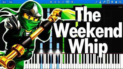 LEGO Ninjago theme song - The Fold : The Weekend Whip | Synthesia Piano ...