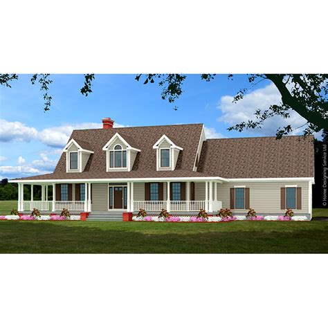 Cape House Plan 7747-CP - Home Designing Service Ltd.