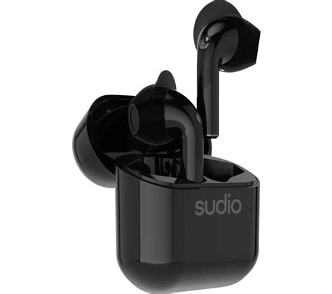 Buy SUDIO Nio Wireless Bluetooth Earbuds - Black | Free Delivery | Currys