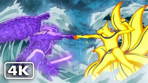 Naruto VS Sasuke / Final Battle / [FULL FIGHT] English Dub | ULTRA HD | 4K | - YouTube