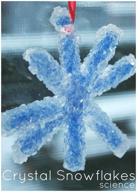 Salt Crystal Snowflakes Winter Science and STEM for Kids