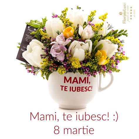 Felicitari 8 martie cu flori - Flori 8 Martie - FlorideLux.ro