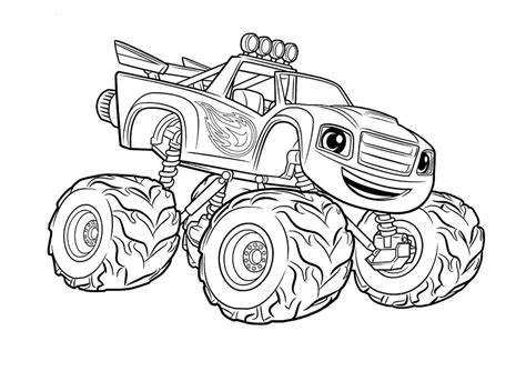 Hot Wheels Monster Truck Coloring Pages at GetColorings.com | Free printable colorings pages to ...