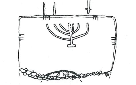 Rare Second Temple menorah drawing from biblical Maccabean site brought to light | The Times of ...