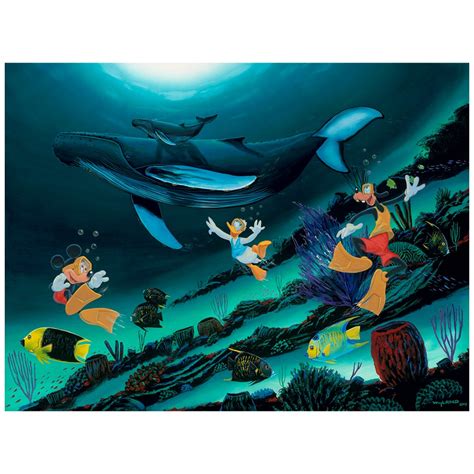 Disney's Ocean of Life 30H×40W Standard Proof By Wyland Disney Fine Art ...