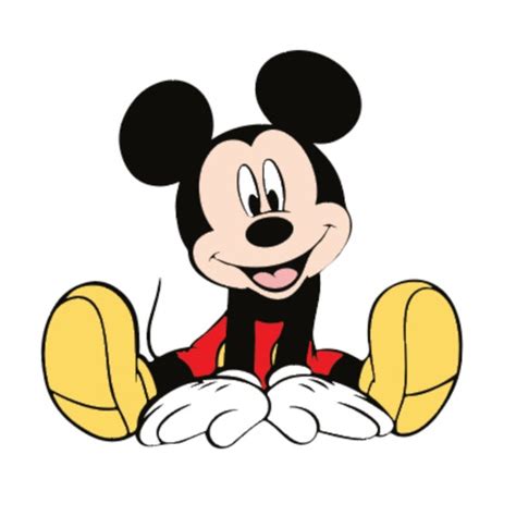 Mickey Mouse sentado cut archivo Mickey Mouse SVG PDF para | Etsy