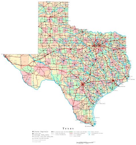 Large Roads And Highways Map Of Texas State With National Parks And - Map Of Texas Roads And ...