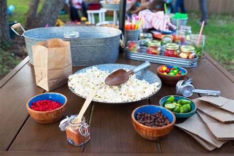 DIY Popcorn Bar - Sweet Life