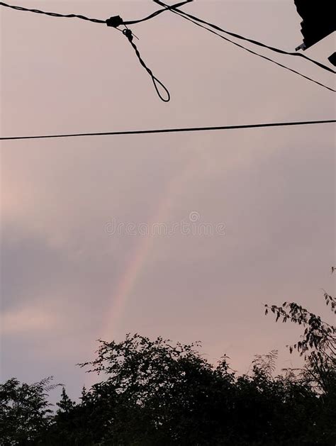 Rainbow after raining stock photo. Image of rainbow - 275431170