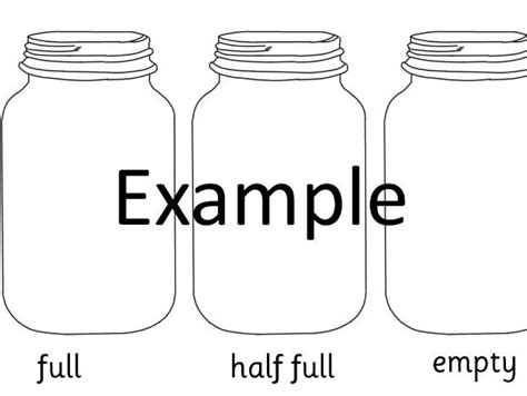 Full, half full and empty | Teaching Resources