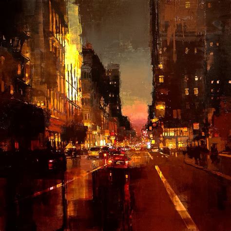 photo.jpeg (960×960) (With images) | Cityscape painting, City art, City painting