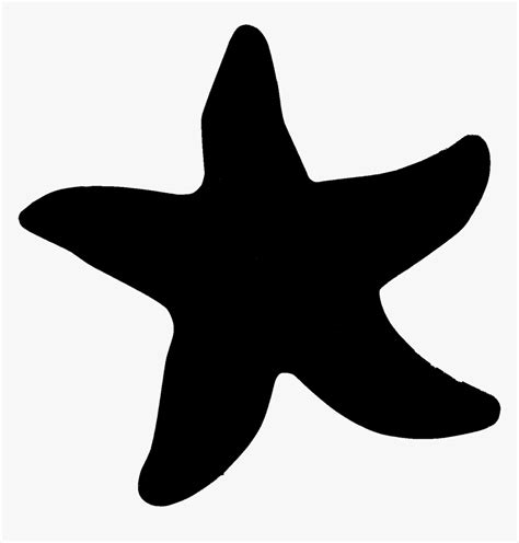 Starfish Silhouette Cliparts Vector Zone Transparent - Starfish, HD Png ...