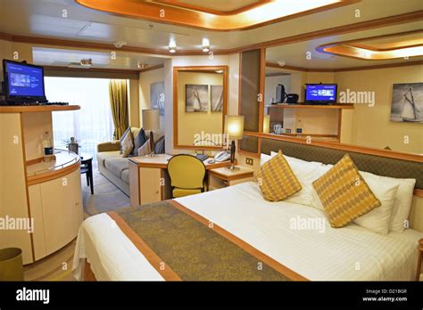 Superior deluxe balcony cabin, P&O Azura cruise ship, Amsterdam, Noord ...