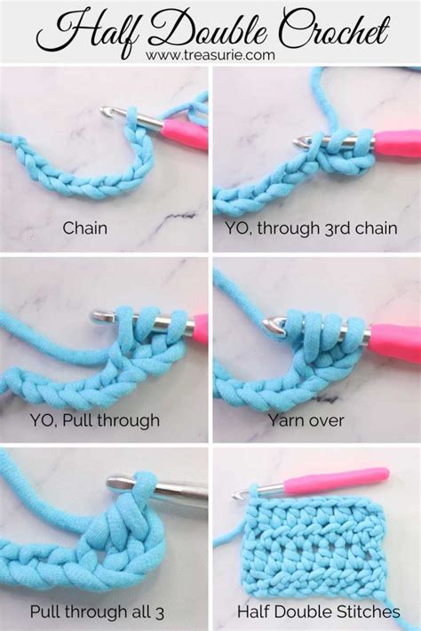 Half Double Crochet Stitch Tutorial