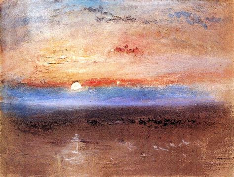 The Athenaeum - A Low Sun (Joseph Mallord William Turner - ) (With images) | Turner painting ...