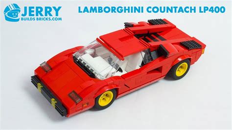 LEGO Lamborghini Countach LP400 instructions (MOC #90) - YouTube