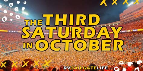 Third Saturday in October: Alabama vs Tennessee - RV Tailgate Life