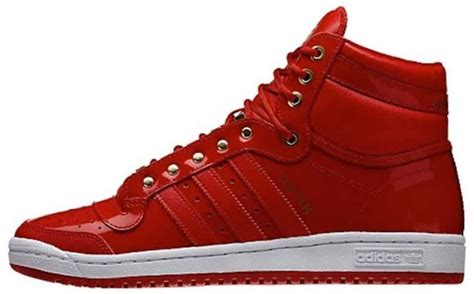 Adidas Top Ten Hi 'Red Patent Leather' Available Now Only $90 | Adidas tops, Red sneakers, Adidas