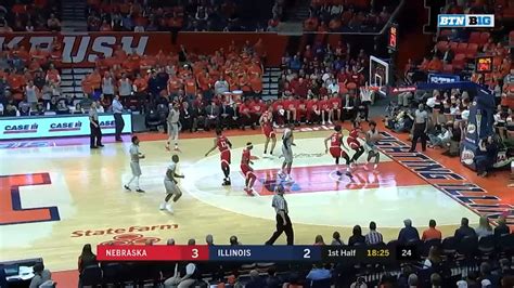 Nebraska at Illinois - Men's Basketball Highlights - YouTube