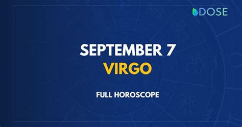 September 7 Zodiac Sign: Compatibility, Personality, Traits and More - DOSE