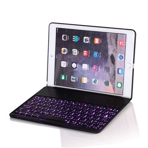 iPad 6th Gen 2018 Backlit 7 Colour Bluetooth Keyboard Case