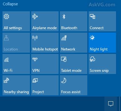 [Windows 10 Tip] How to Add, Remove and Re-arrange Quick Actions in Action Center – AskVG