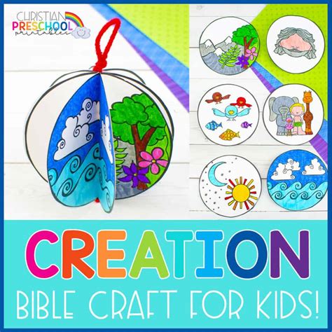 Free Printable Creation Craft for Kids - Christian Preschool Printables