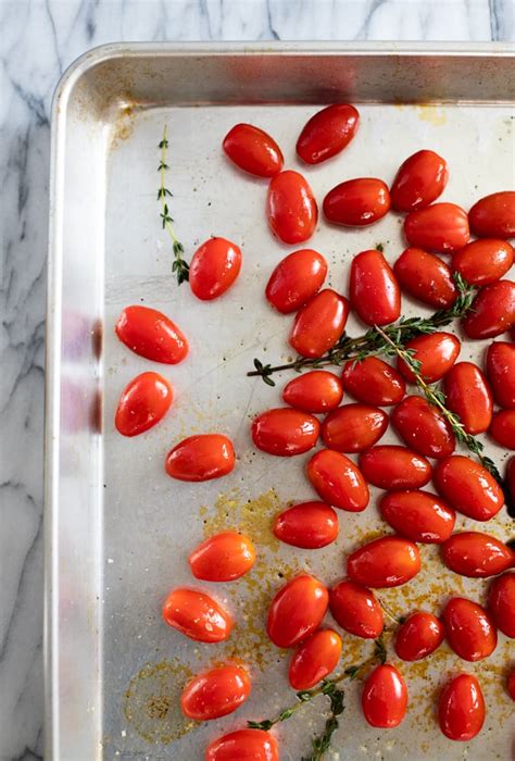 Delicious Roasted Grape Tomatoes Recipe - 5 Minutes Prep!