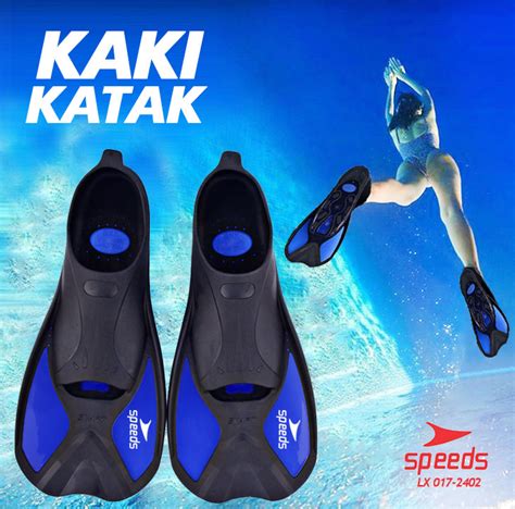 SPEEDS Diving Fin Kaki Katak Kaki Selam alat snorkling semua ukuran 017 ...