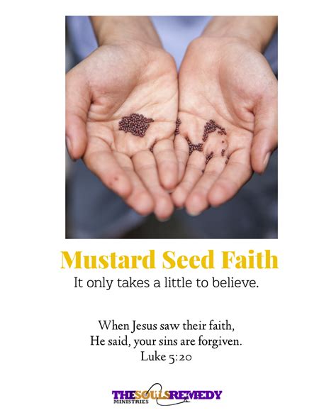 The Souls Remedy: Mustard Seed Faith