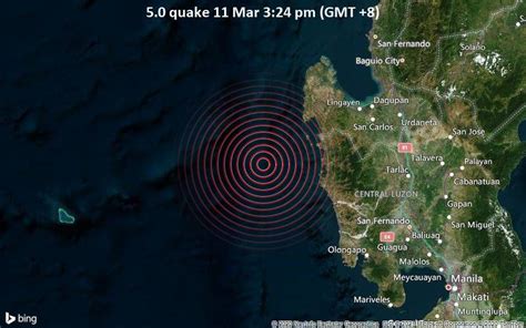 Quake Info: Strong Mag. 5.1 Earthquake - South China Sea, 42 km West of ...