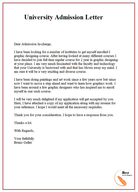 College Acceptance Letter Template Database - Letter Template Collection