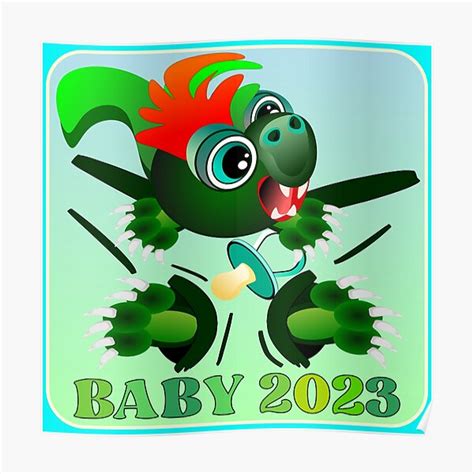 "Baby 2023 announcement" Poster for Sale by minimalartstory | Redbubble