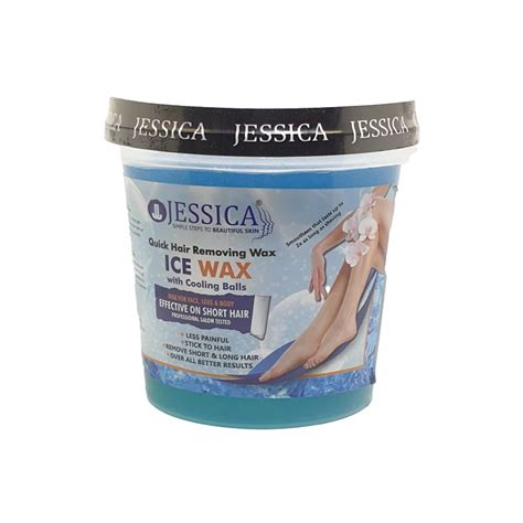 Jessica Quick Hair Removing Ice Wax For Face & Body Strip Wax - 1000gm ...