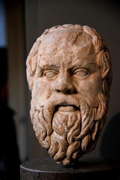 Socrates Head Statue