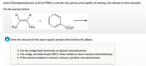 Solved meta-Chloroperoxybenzoic acid (m-CPBA) is not the | Chegg.com