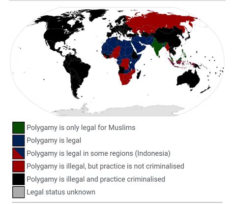 Map : legality of polygamy - Infographic.tv - Number one infographics & data Data visualization ...