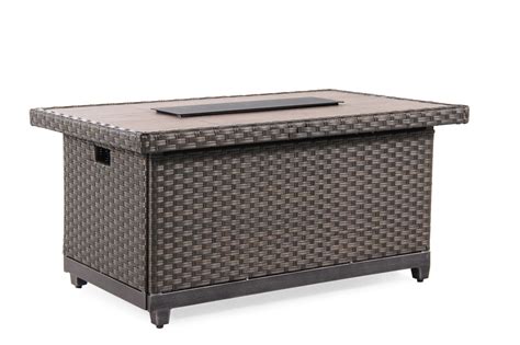 Agio Franklin Woven Fire Pit | Mathis Brothers Furniture