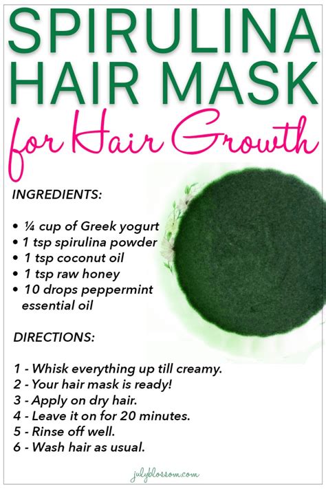 How to Use Spirulina for Hair Growth - July Blossom