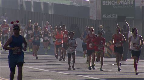 Los Angeles Marathon: Street closures announced for 32nd annual race ...