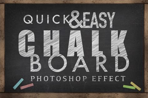 Chalkboard Photoshop Effect - (SALE) | Layer Styles ~ Creative Market