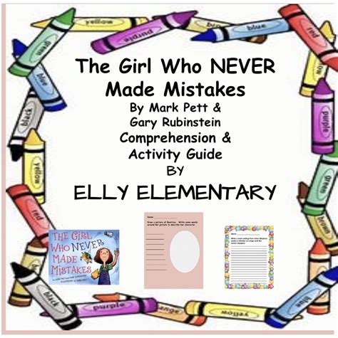 The Girl Who NEVER Made Mistakes: Reading Comprehension & Extension Activities - Create Your ...