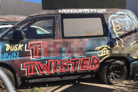 Offensive slogans on vehicles, including Wicked Campers, set to be ...