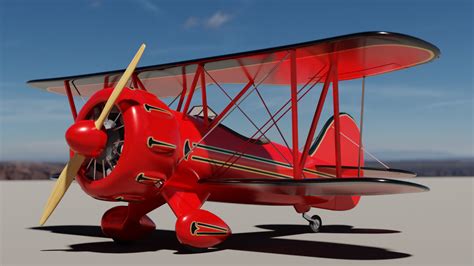 ArtStation - Waco Biplane