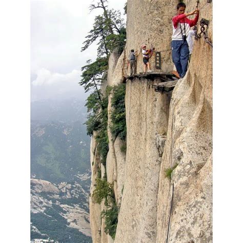 Huashan Mountainthe best mountain hike in China. #hiking #hike #trail #travel #nature #adventure ...