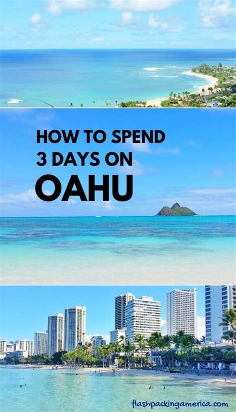 3 days in Oahu Hawaii itinerary without a car for first trip to Honolulu 🌴 hike snorkel bike 🌴 ...