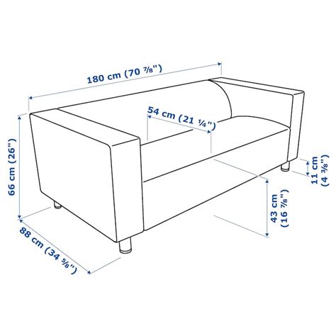 KLIPPAN 2-seat sofa, Vissle grey - IKEA